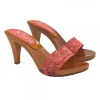 SPRING PINK CLOGS HEEL 9