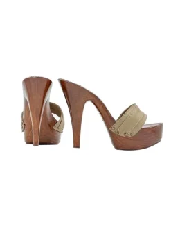 STILETTO TAUPE HEEL 13