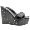 STUDS PLATFORM SANDALS
