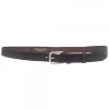 UNISEX LEATHER BELT WITH BROWN / BLACK BUCKLE