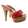 VELVETS IN RED CLOGS