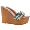 WEDGE CLOGS CAMOUFLAGE HEEL 13