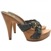 WOMAN CLOG HUNTER GREEN HEEL 11