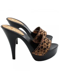 WOMAN LEATHER CLOGS
