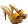 WOMEN'S CLOGS HEEL 13 OCHER