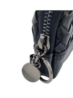 Women's Wallet with Keychain Ring - KCB210 NERO