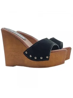 Women's Wedge Sandals โ€“ Black