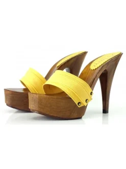 YELLOW CLOGS-K9101 GIA