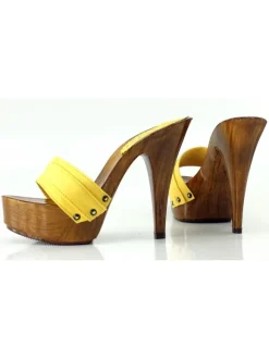 YELLOW CLOGS-K9101 GIA