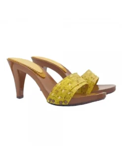 YELLOW SPRING CLOGS HEEL 9