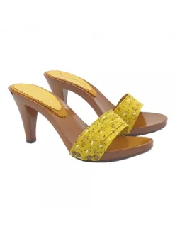 YELLOW SPRING CLOGS HEEL 9